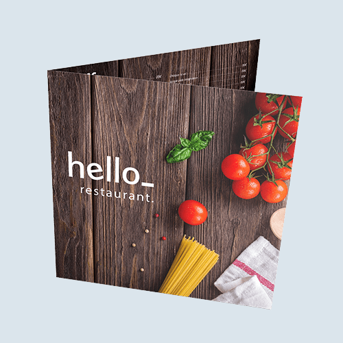 Menus et cartes
