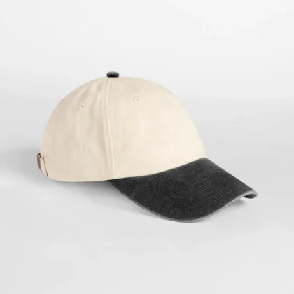 B673 - Casquette vintage compacte visière contrastée