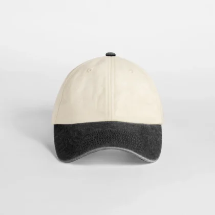 B673 - Casquette vintage compacte visière contrastée