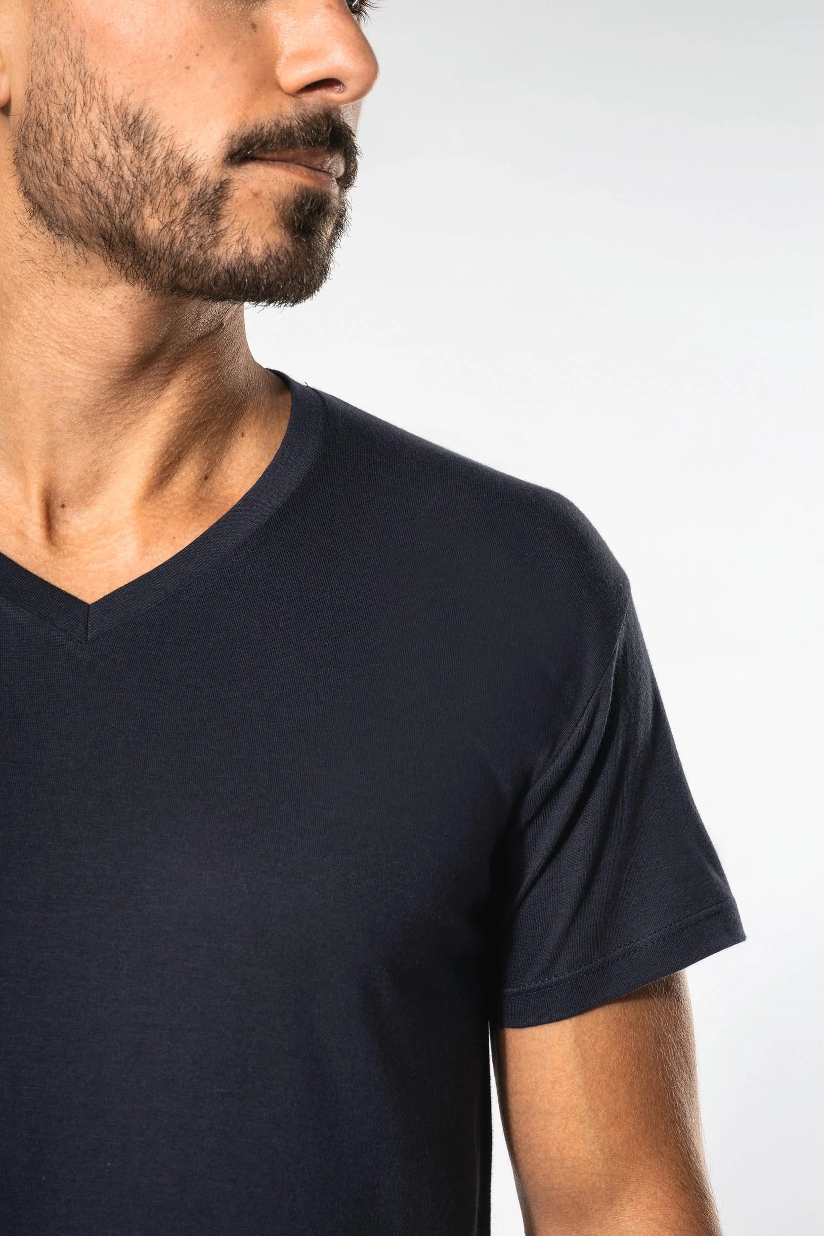 K3028ORG - T-shirt Bio150 col V homme – Image 18