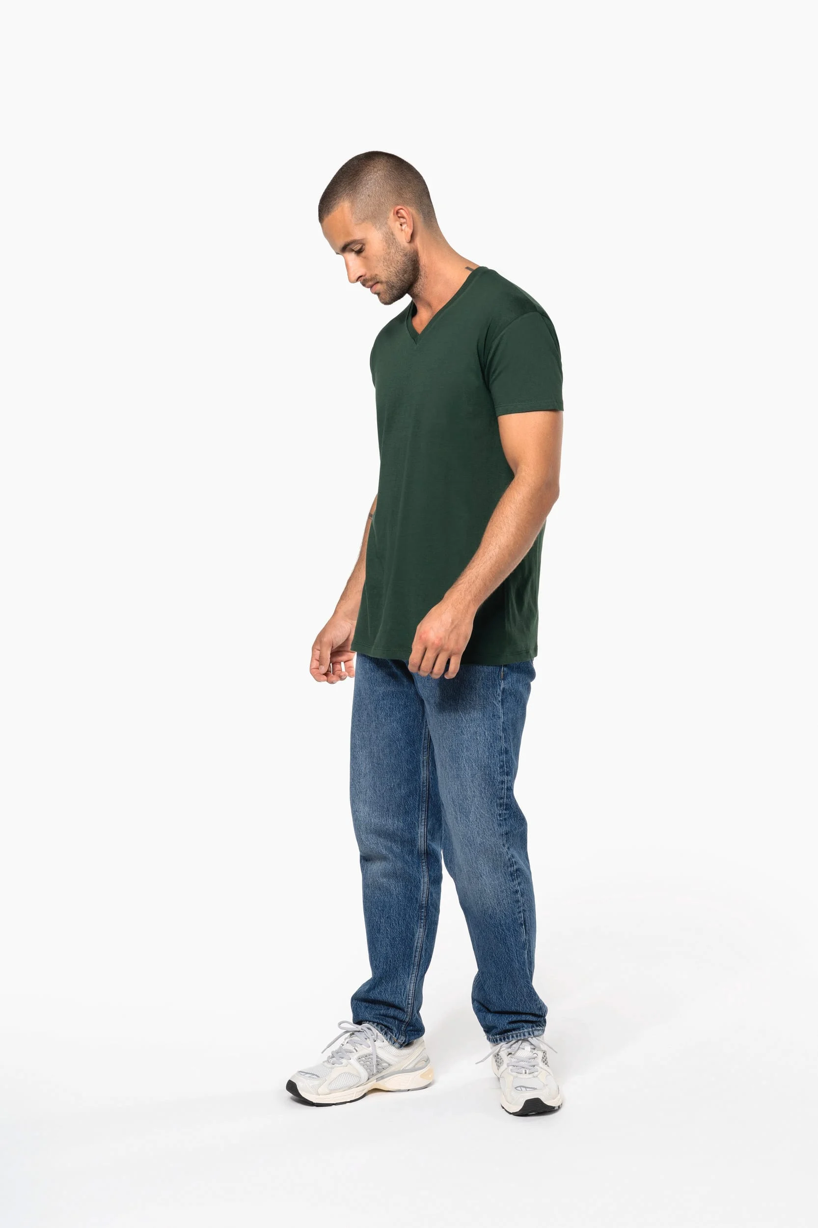 K3028ORG - T-shirt Bio150 col V homme – Image 9