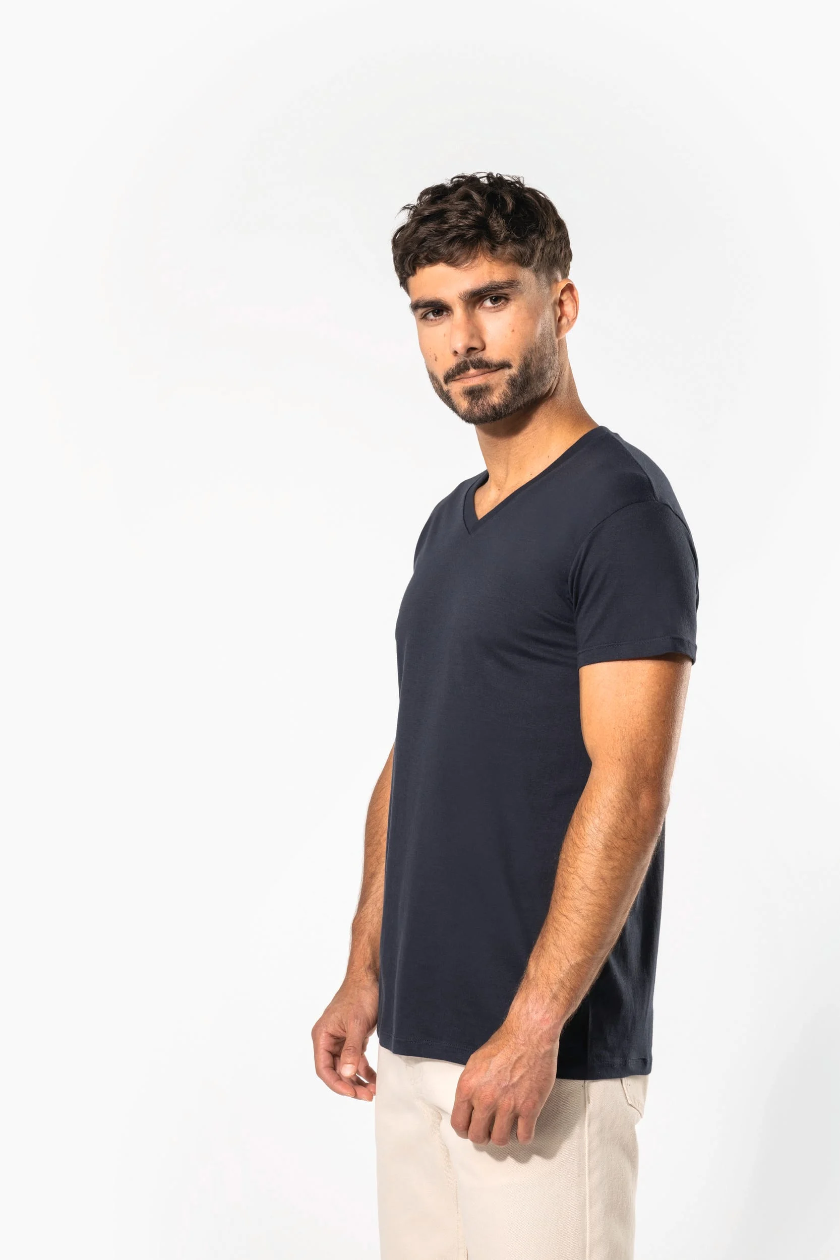 K3028ORG - T-shirt Bio150 col V homme – Image 21
