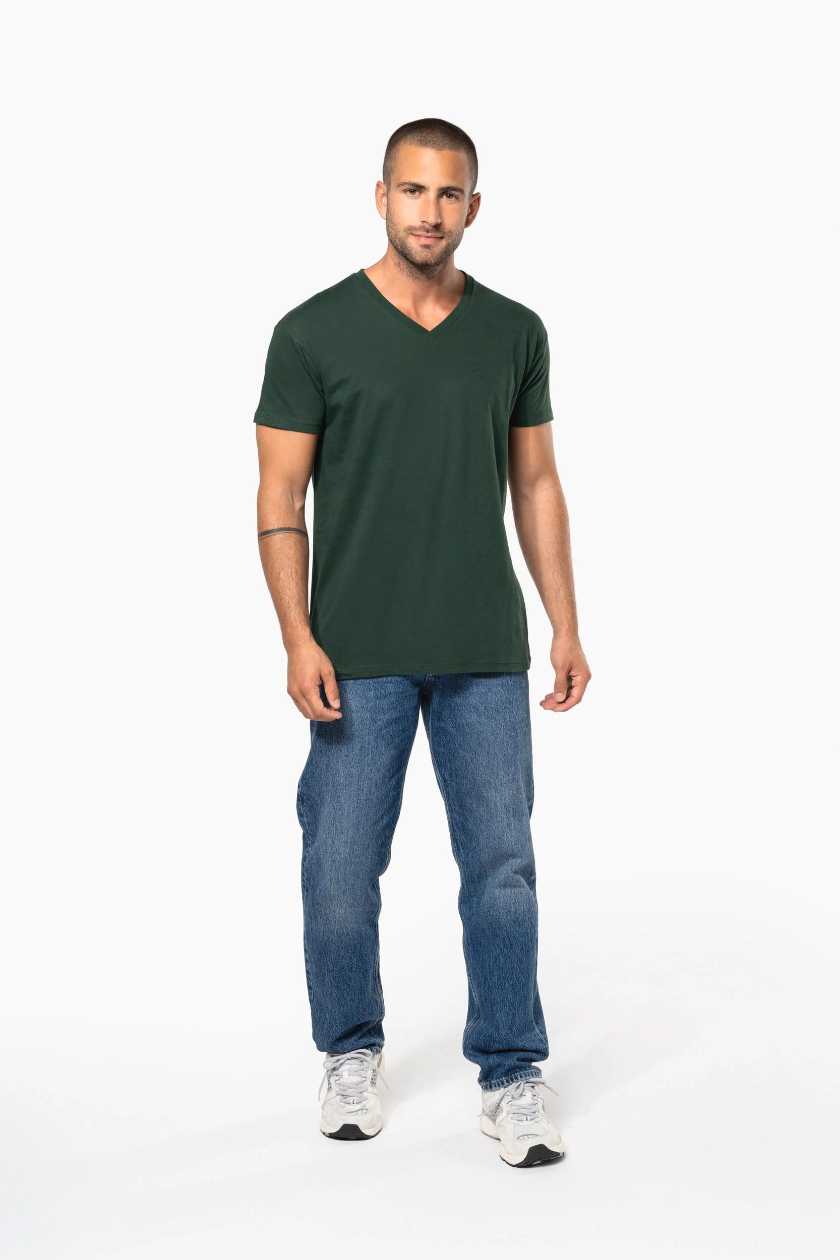 K3028ORG - T-shirt Bio150 col V homme – Image 8