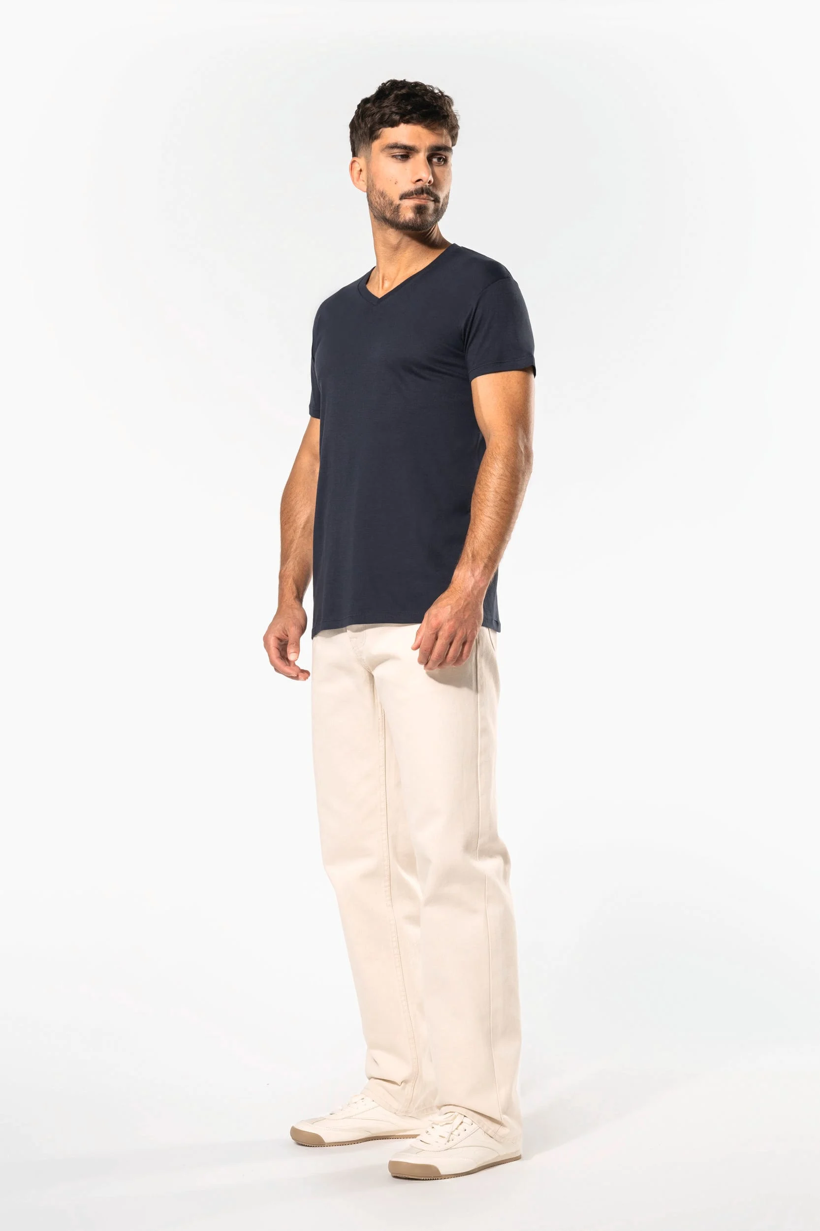 K3028ORG - T-shirt Bio150 col V homme – Image 22