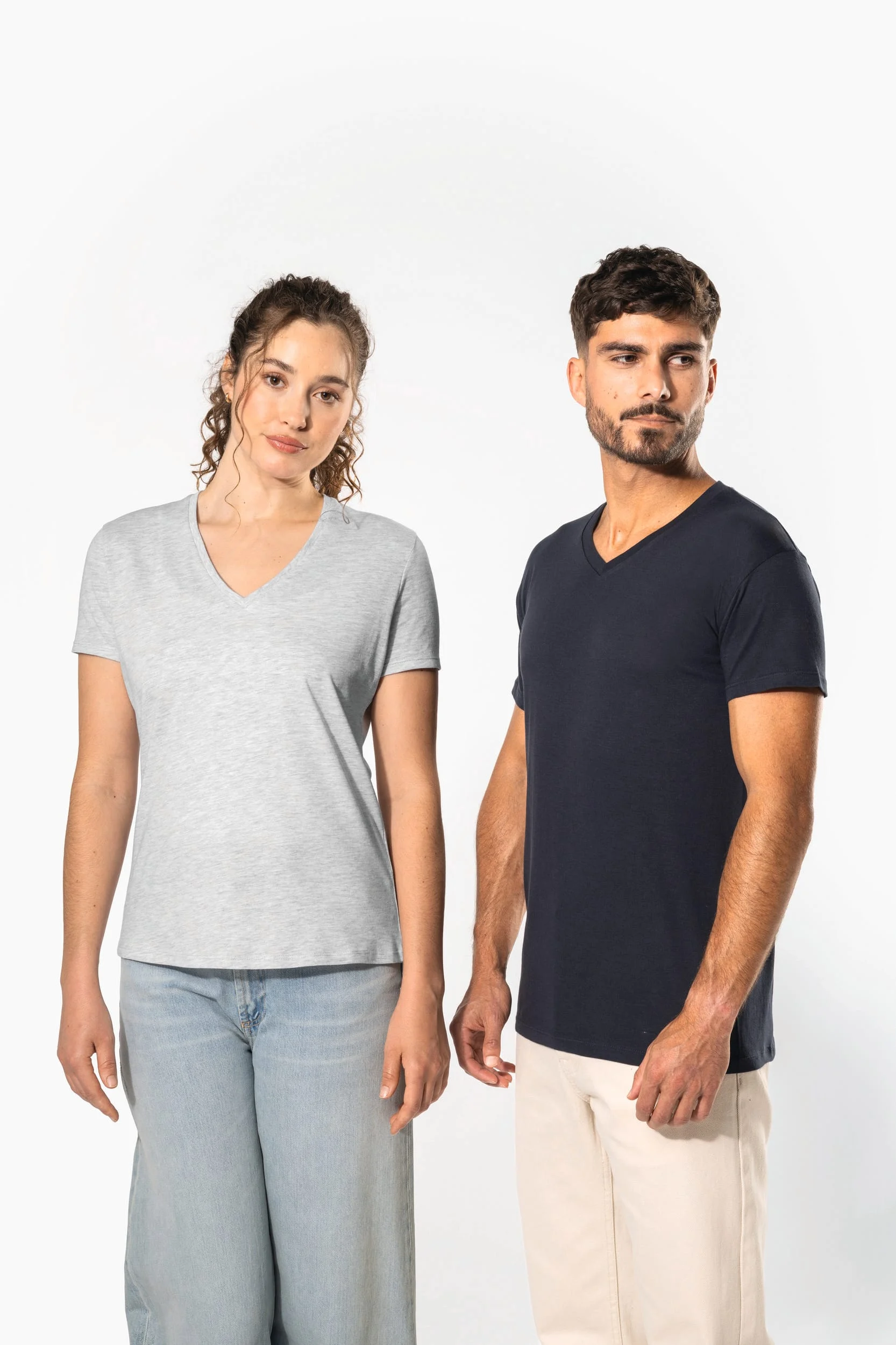 K3029ORG - T-shirt BIO150 col V femme – Image 22