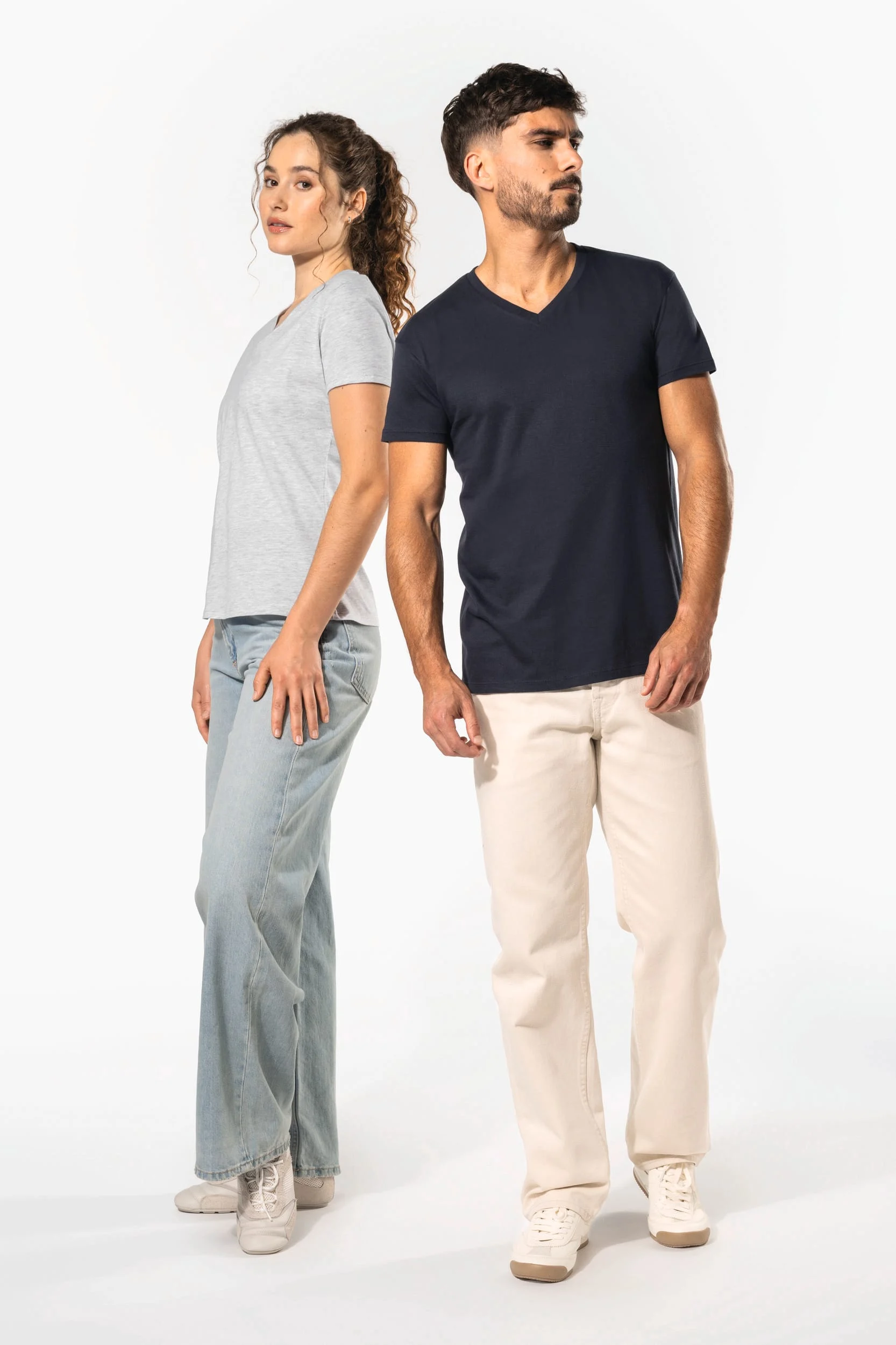 K3029ORG - T-shirt BIO150 col V femme – Image 23