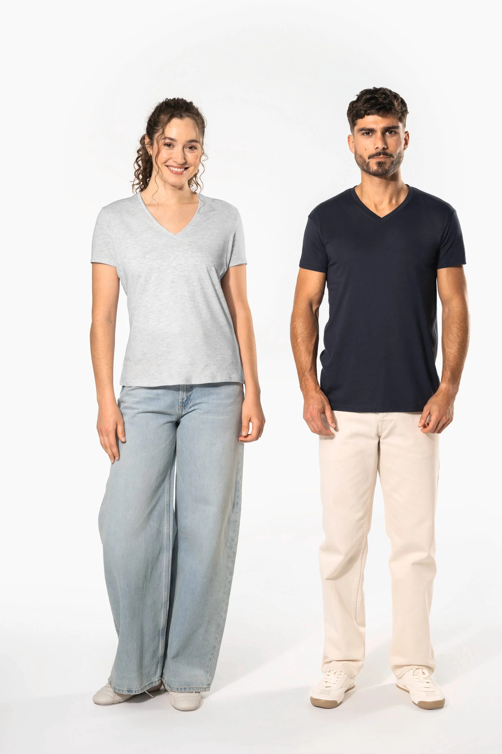 K3029ORG - T-shirt BIO150 col V femme – Image 24