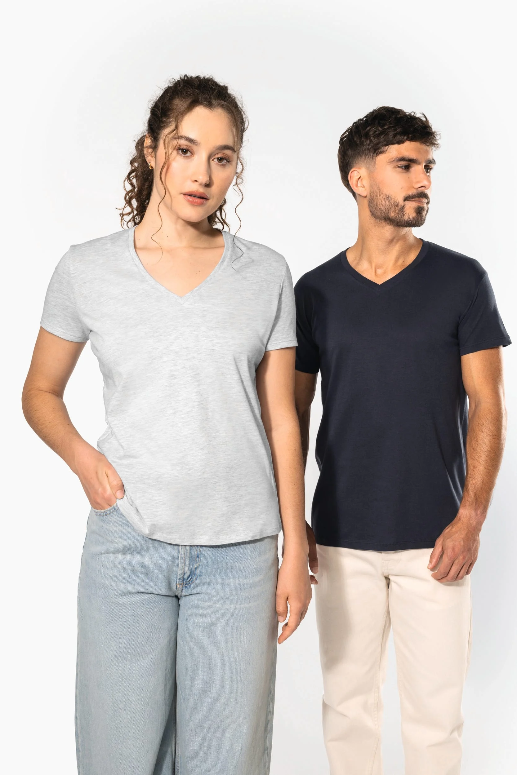K3029ORG - T-shirt BIO150 col V femme – Image 21