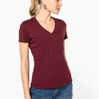 K3029ORG - T-shirt BIO150 col V femme