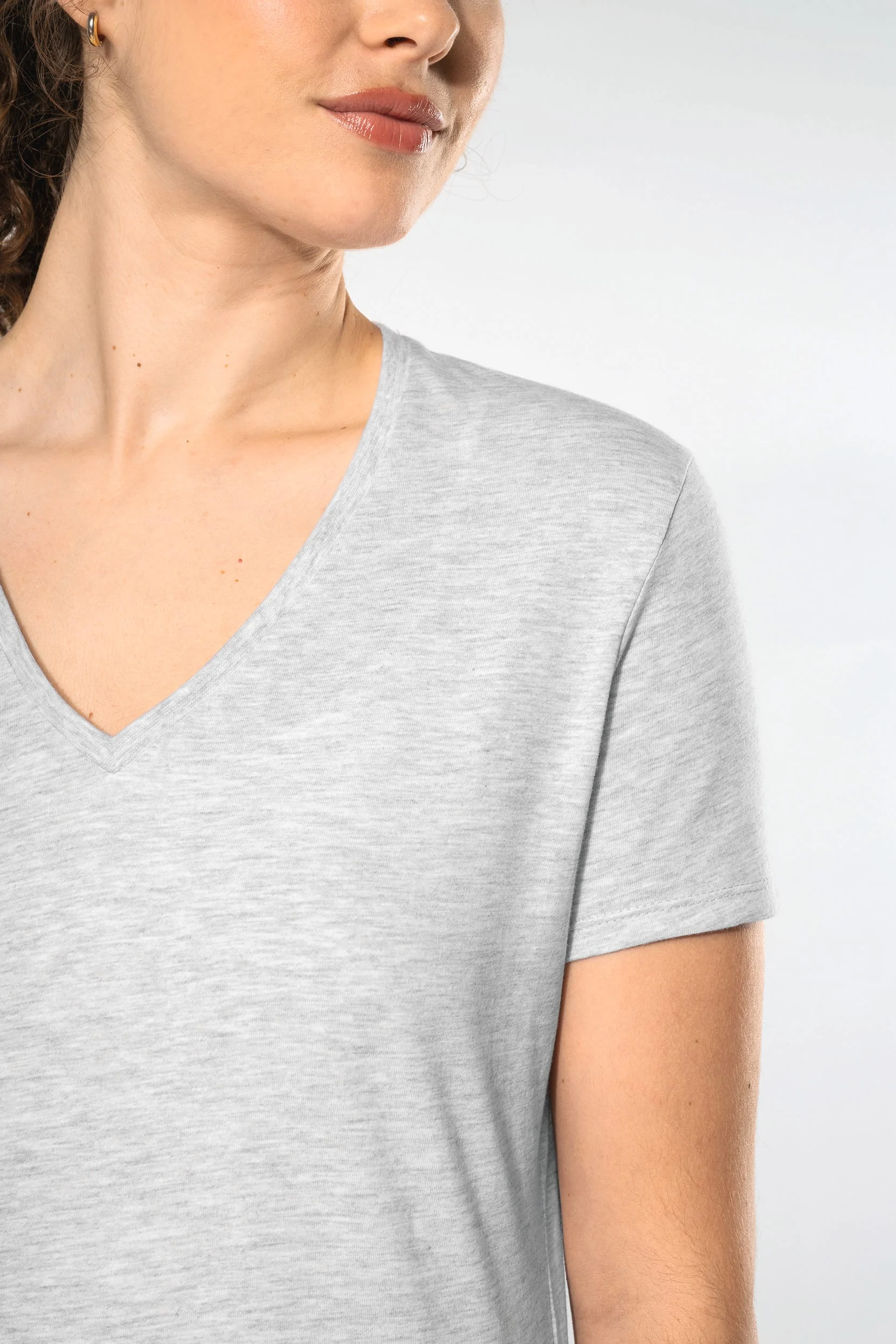 K3029ORG - T-shirt BIO150 col V femme – Image 14