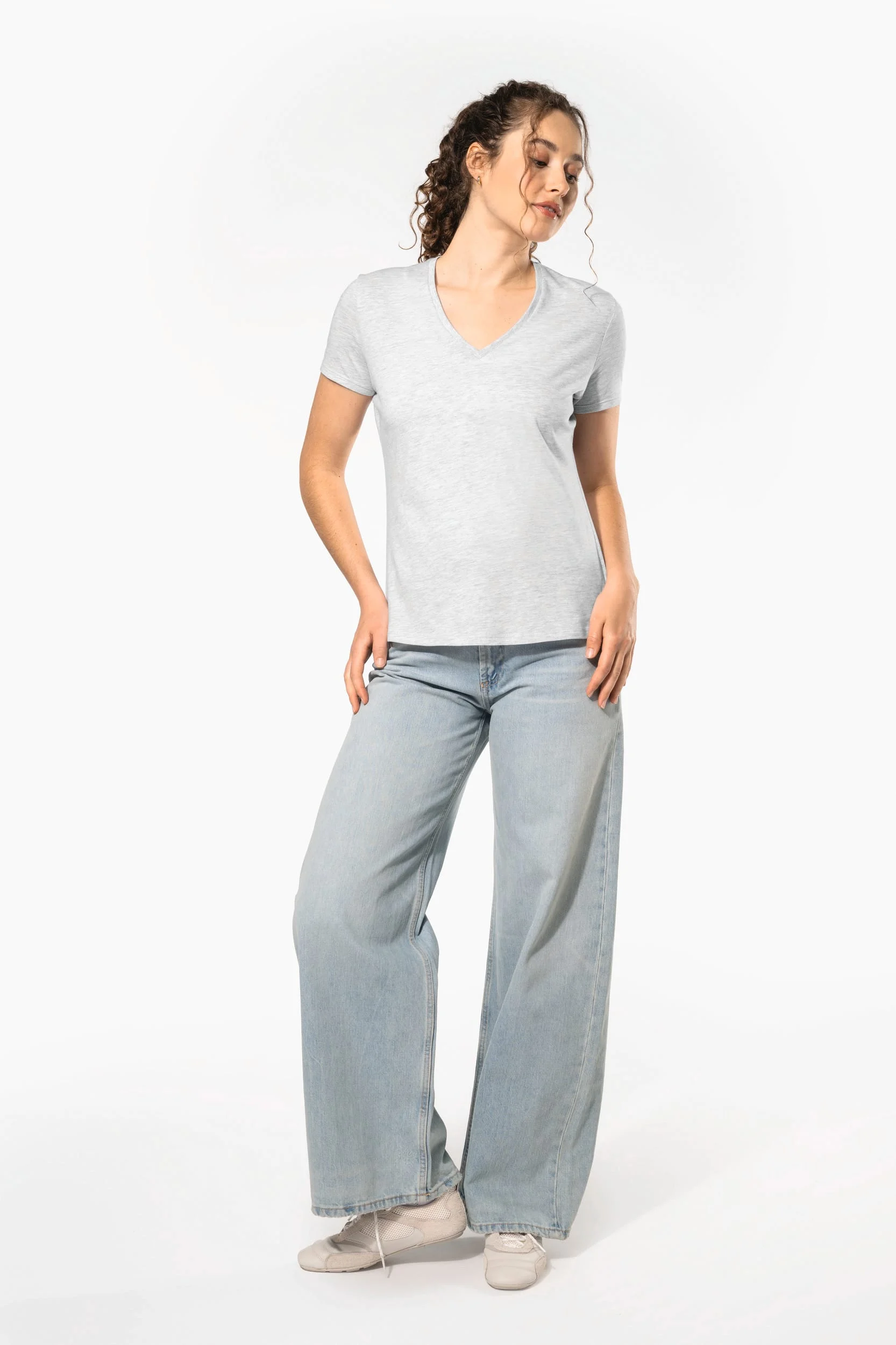 K3029ORG - T-shirt BIO150 col V femme – Image 19