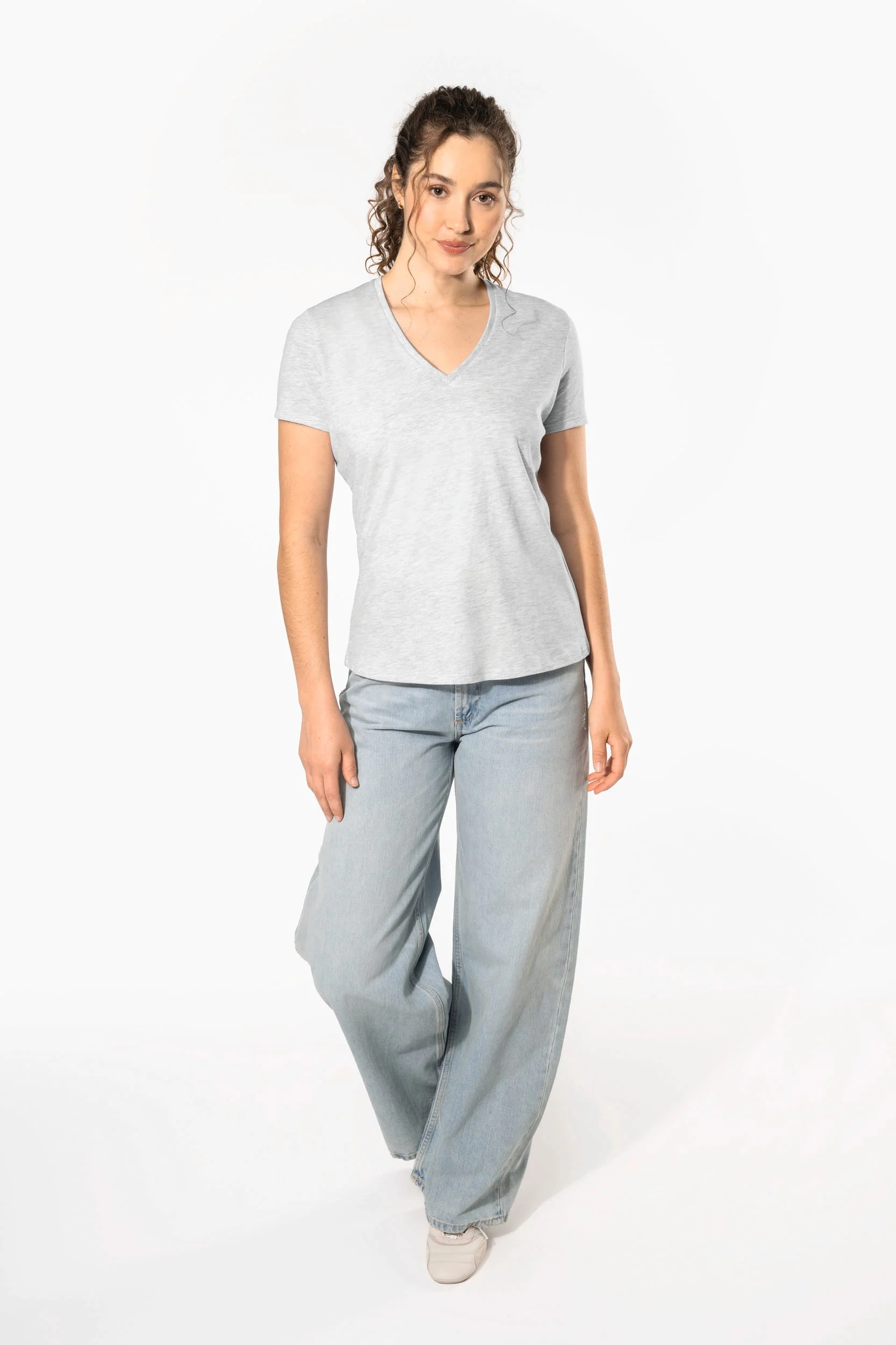 K3029ORG - T-shirt BIO150 col V femme – Image 20