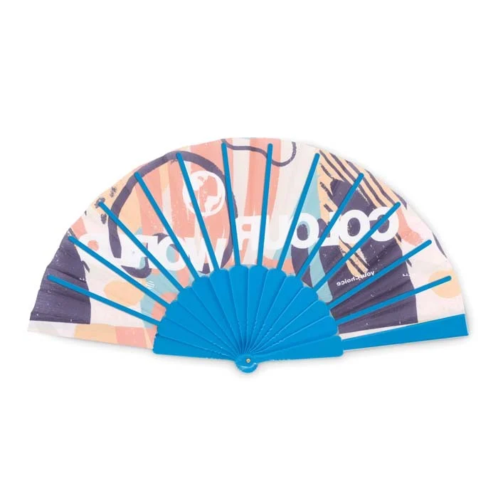 MPFN01 - Eventail à main en plastique coloré – Image 8
