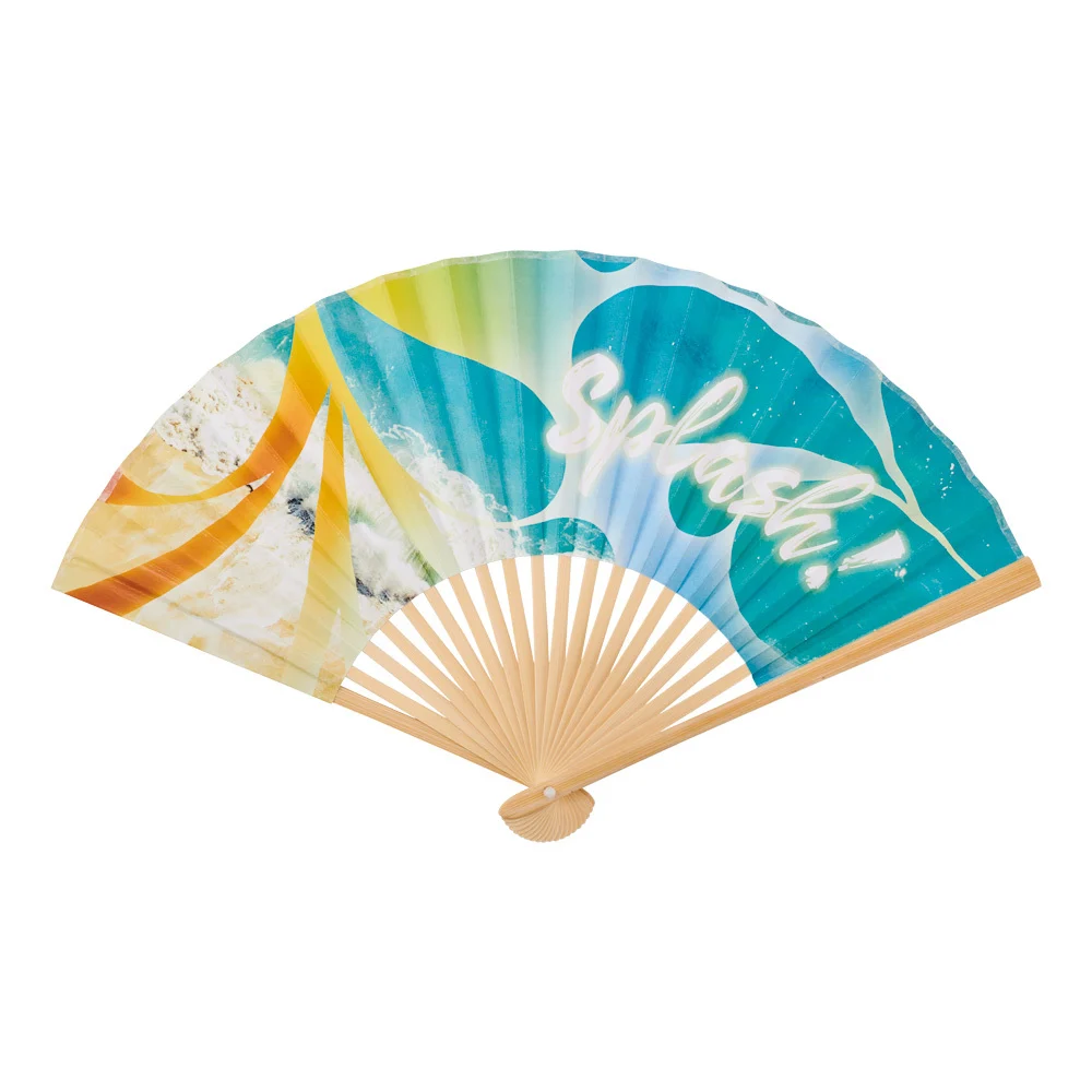 MPFN03 - Eventail en bambou en quadrichromie – Image 2