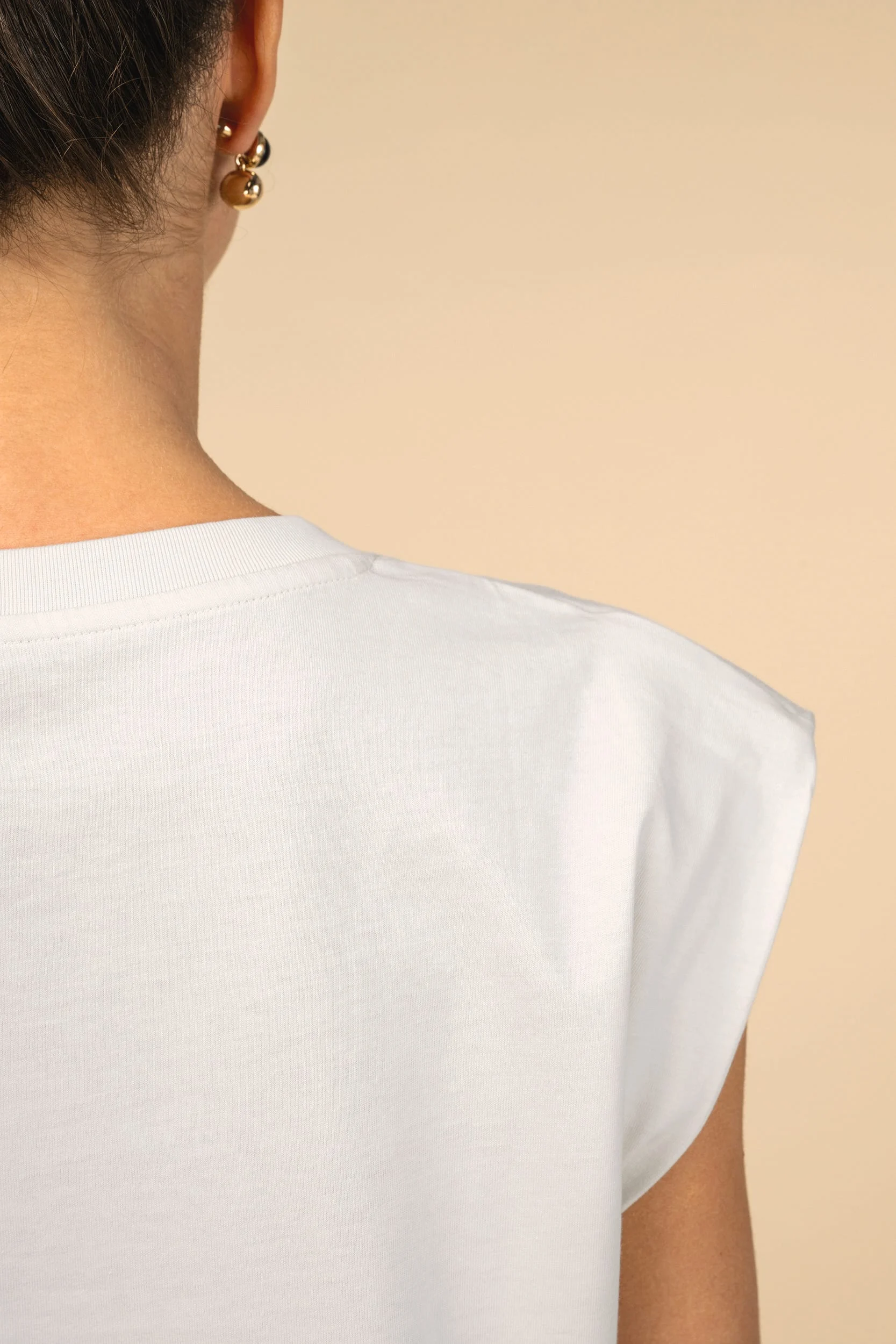SP306 - T-shirt écoresponsable sans manches à épaulettes femme – Image 6