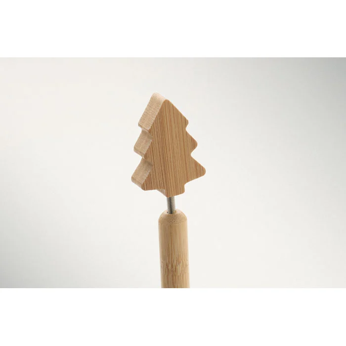 CX1580 - Stylo à bille sapin en bambou – Image 2