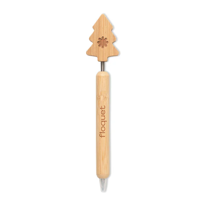 CX1580 - Stylo à bille sapin en bambou – Image 4