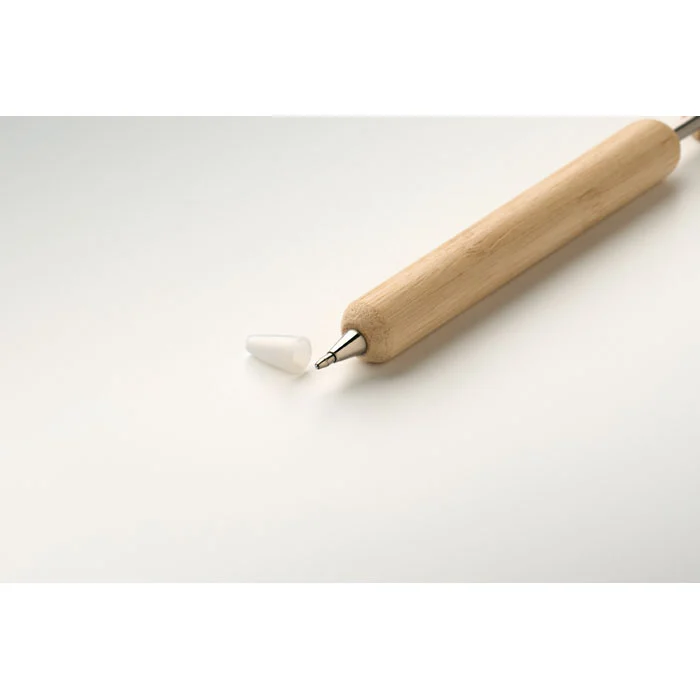 CX1581 - Stylo à bille étoile en bambou – Image 3