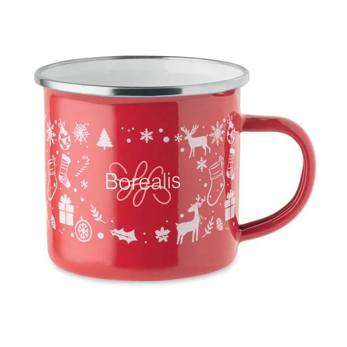 CX1595 - Mug de Noël en émail 300ml – Image 6