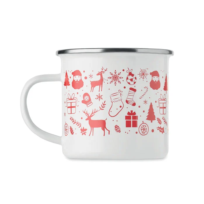 CX1595 - Mug de Noël en émail 300ml – Image 10