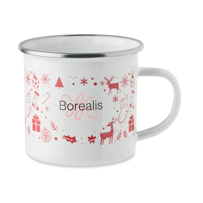 CX1595 - Mug de Noël en émail 300ml – Image 13