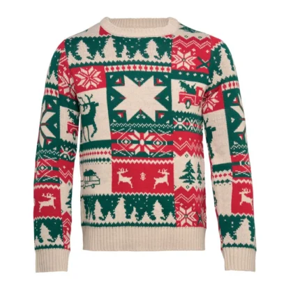 CX1601 - Pull de Noël tricoté S-M