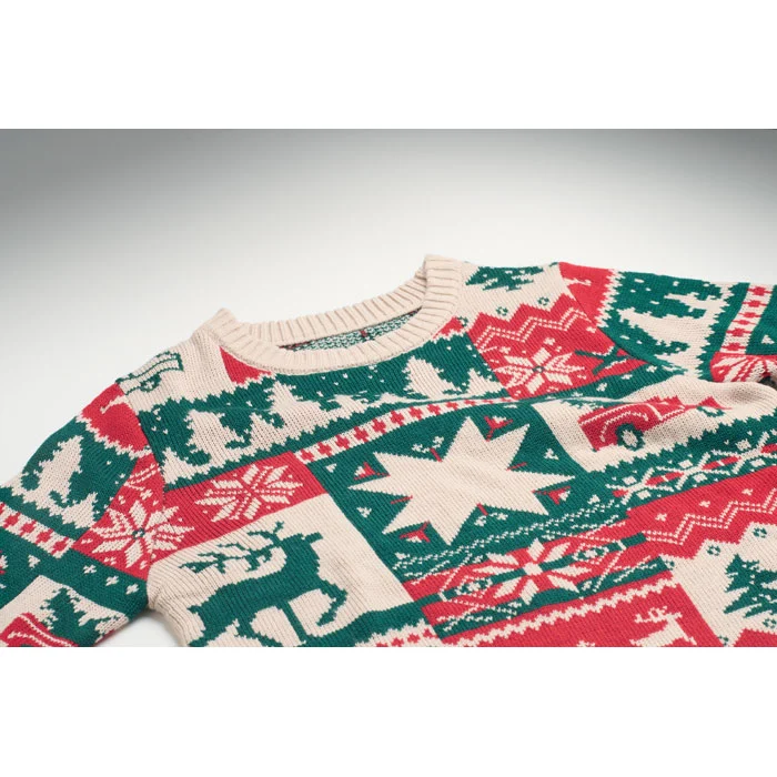 CX1601 - Pull de Noël tricoté S-M – Image 4