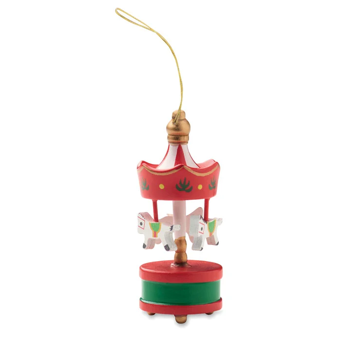 CX1604 - Carrousel en bois décoratif – Image 4