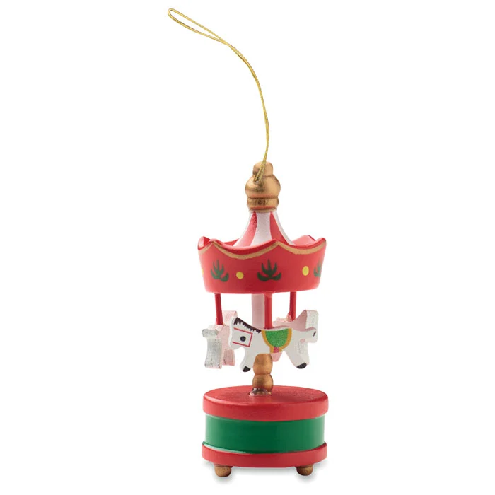 CX1604 - Carrousel en bois décoratif – Image 6