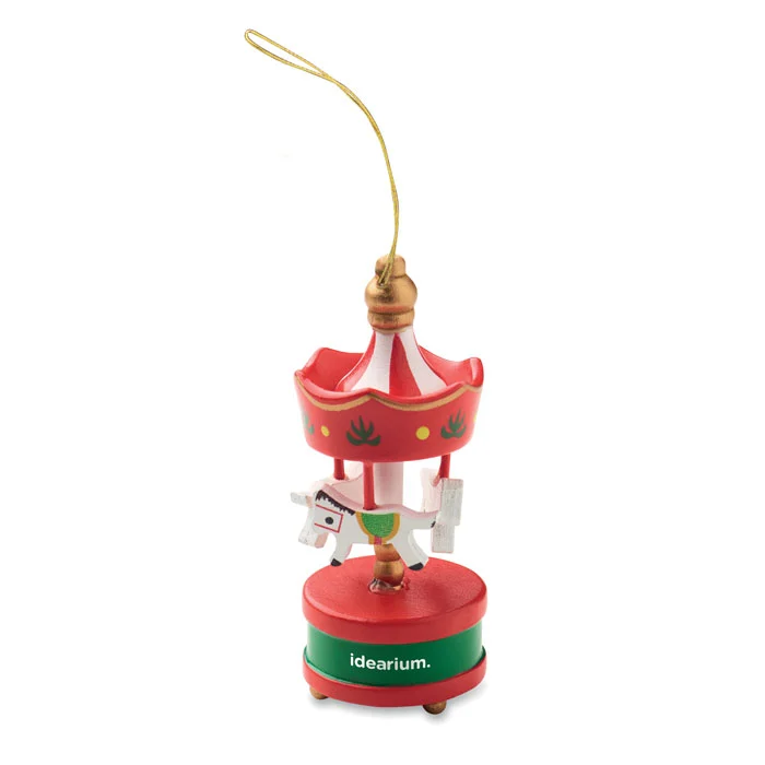 CX1604 - Carrousel en bois décoratif – Image 5