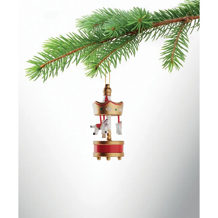 CX1604 - Carrousel en bois décoratif – Image 14