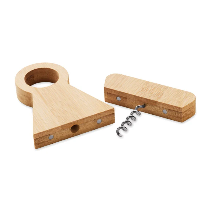 MO3104 - Support décapsuleur en bambou – Image 2