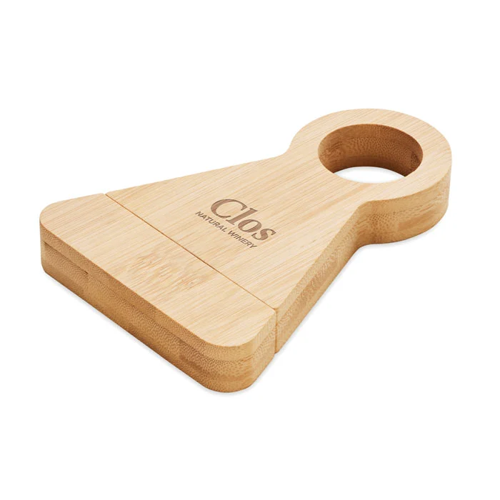 MO3104 - Support décapsuleur en bambou – Image 5