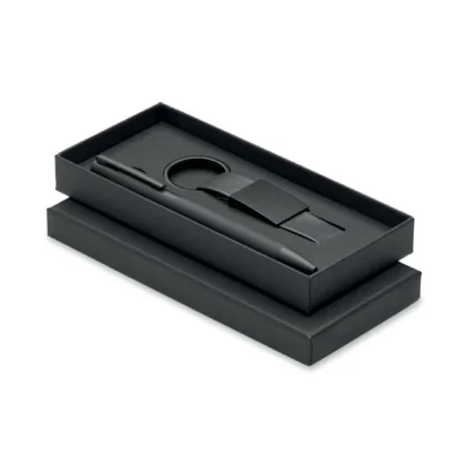 MO3175 - Set stylo à bille et porte-clés en