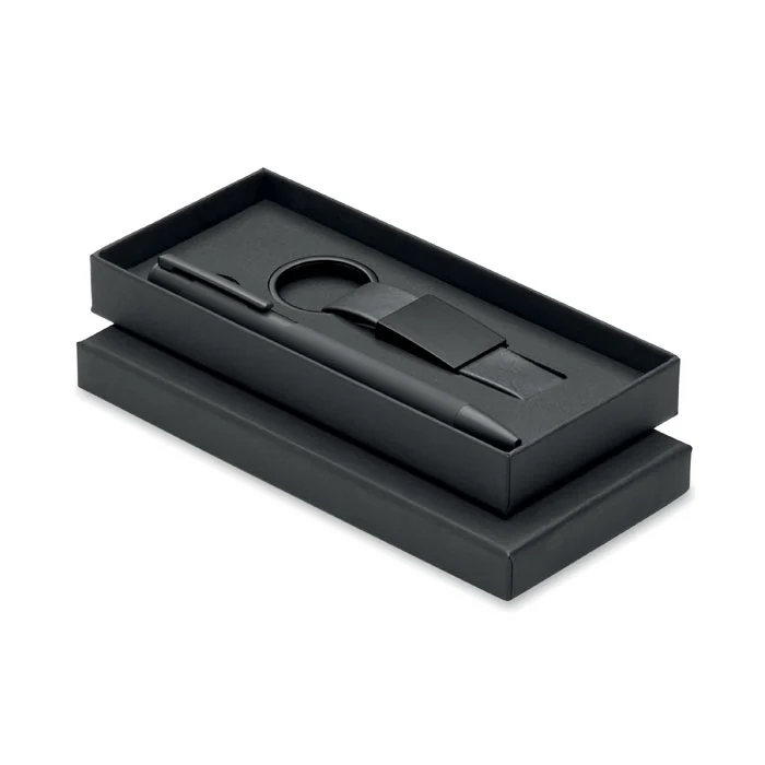 MO3175 - Set stylo à bille et porte-clés en
