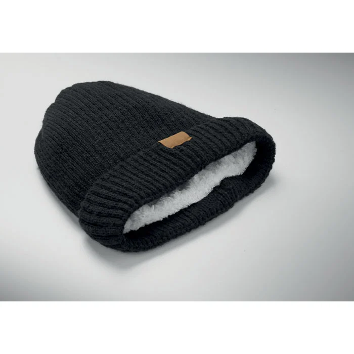 MO3221 - Bonnet tricoté avec revers – Image 3