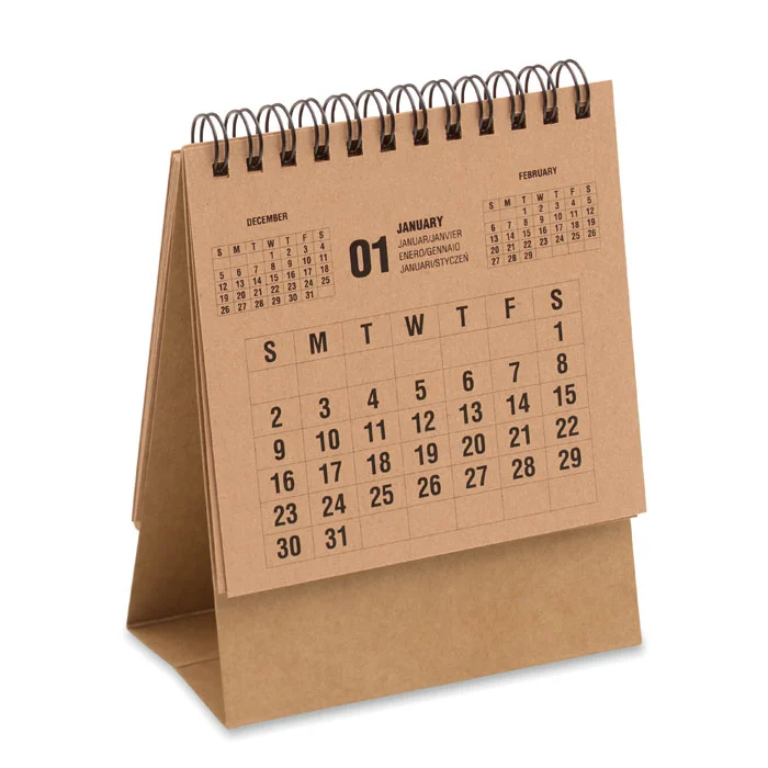 MO3223 - Calendrier de bureau de 4 ans – Image 2