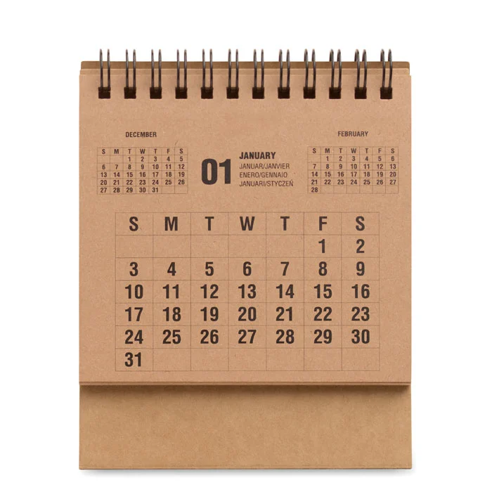 MO3223 - Calendrier de bureau de 4 ans – Image 3