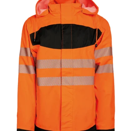 TXEOSP - Hi-Vis Parka avec poche poitrine noire