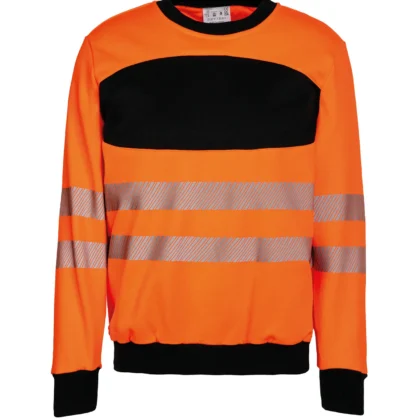 TXEOSSW - Hi-Vis Sweat-shirt avec poitrine noire