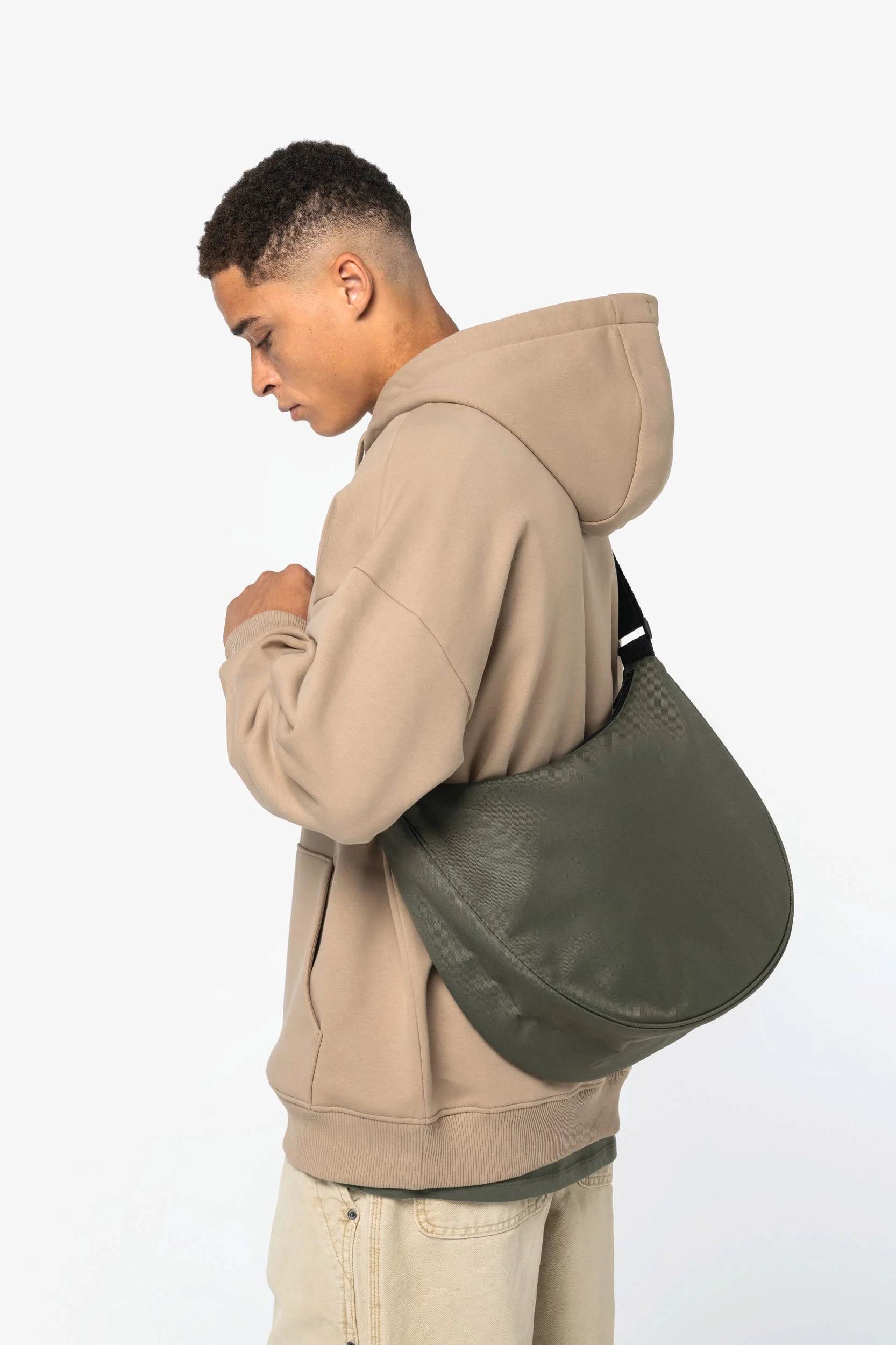 NS119 - Sac bandoulière demi-lune écoresponsable