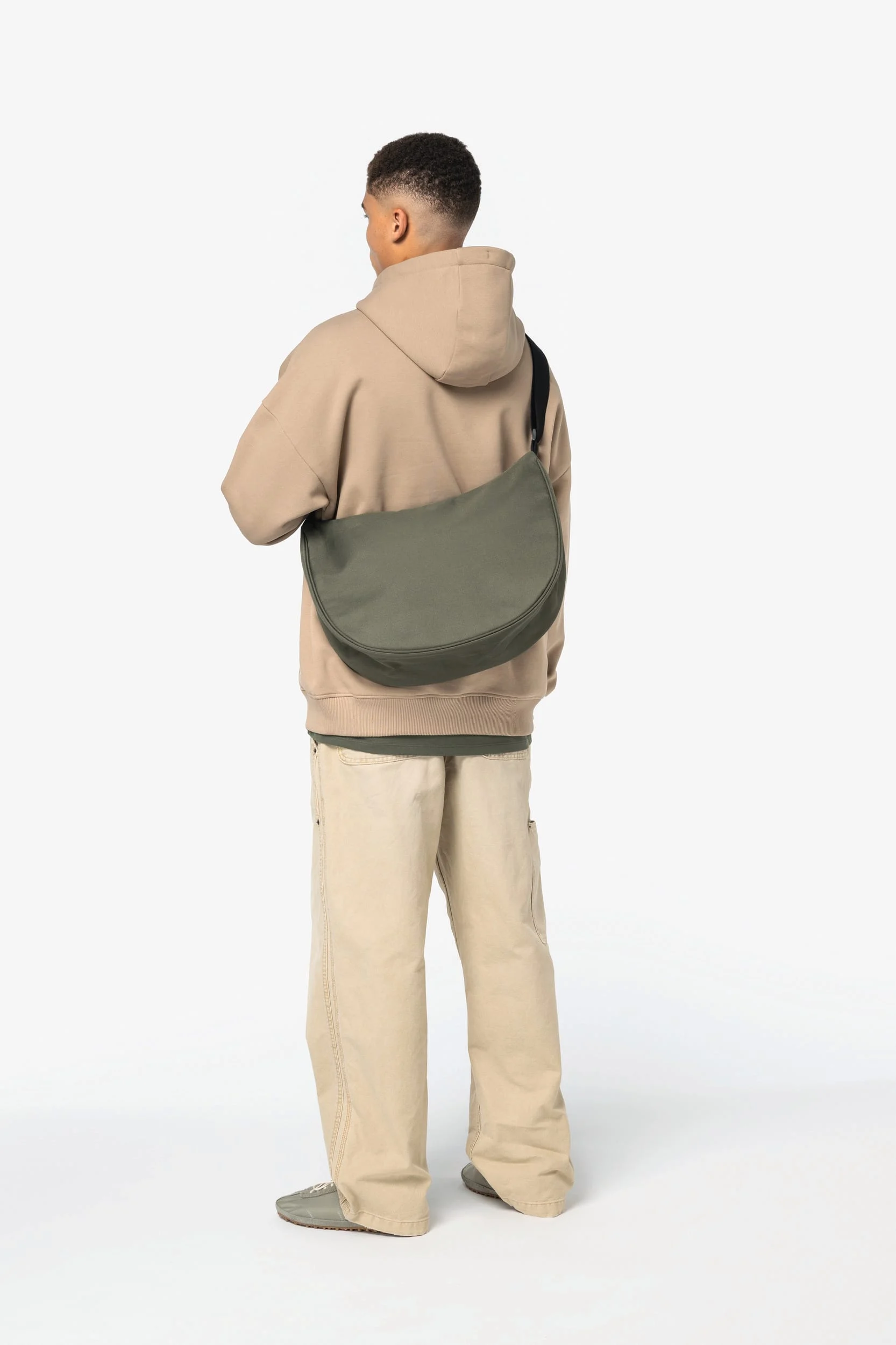 NS119 - Sac bandoulière demi-lune écoresponsable – Image 2