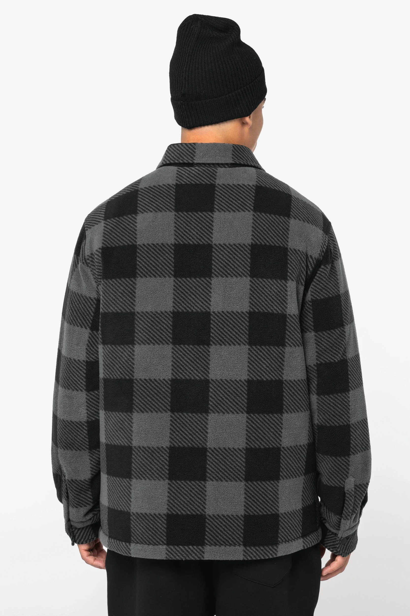 NS523 - Surchemise rembourrée écoresponsable à carreaux homme – Image 8