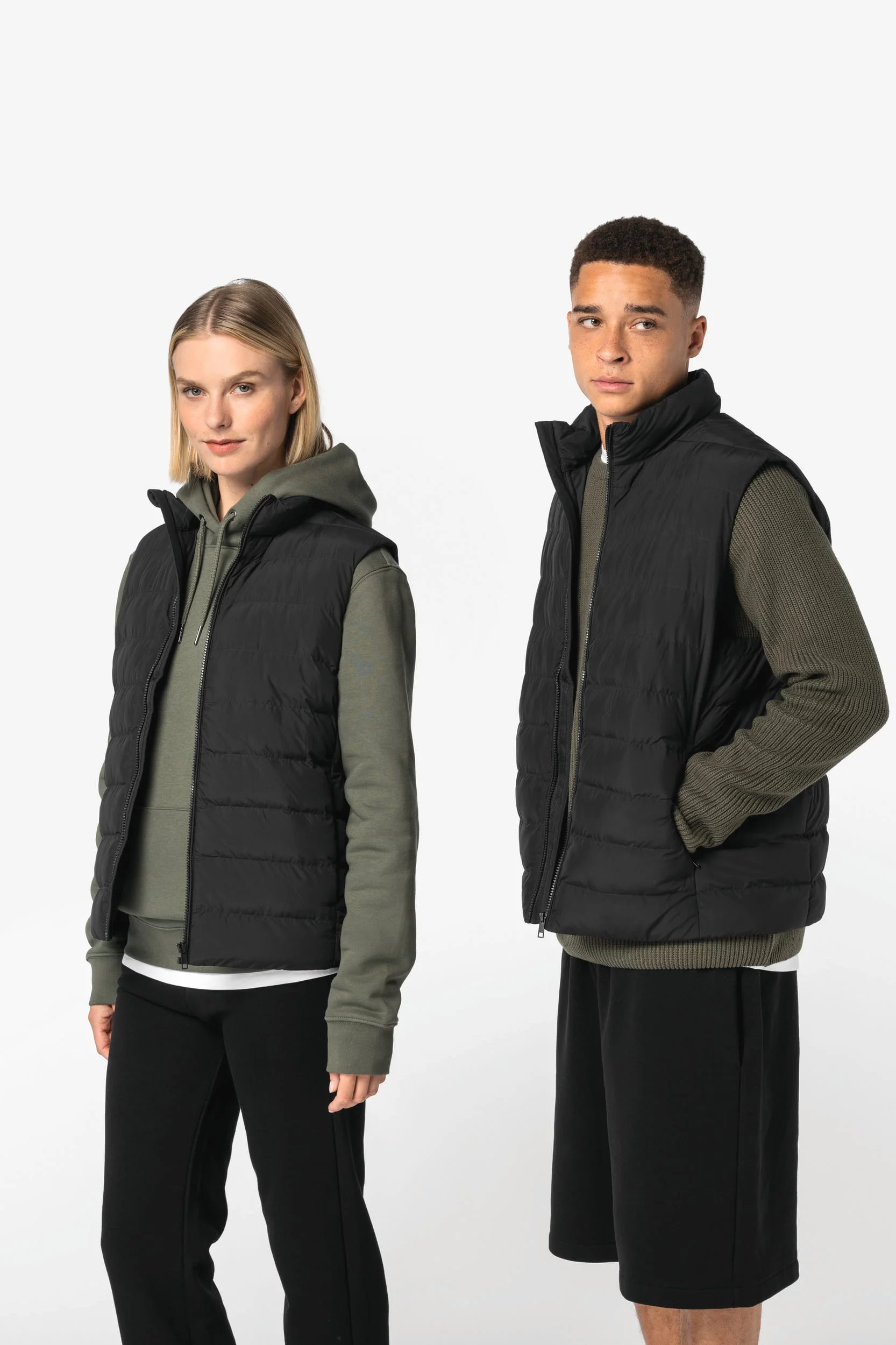 NS6007 - Bodywarmer écoresponsable matelassé homme – Image 4