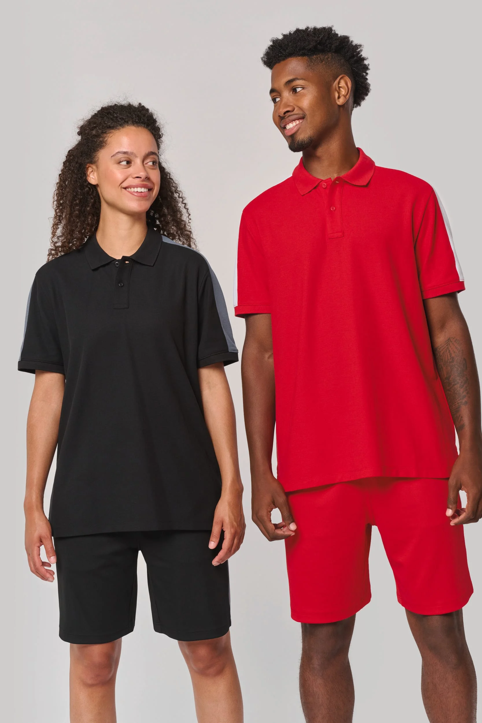 PA4057 - Polo teamwear bicolore unisexe