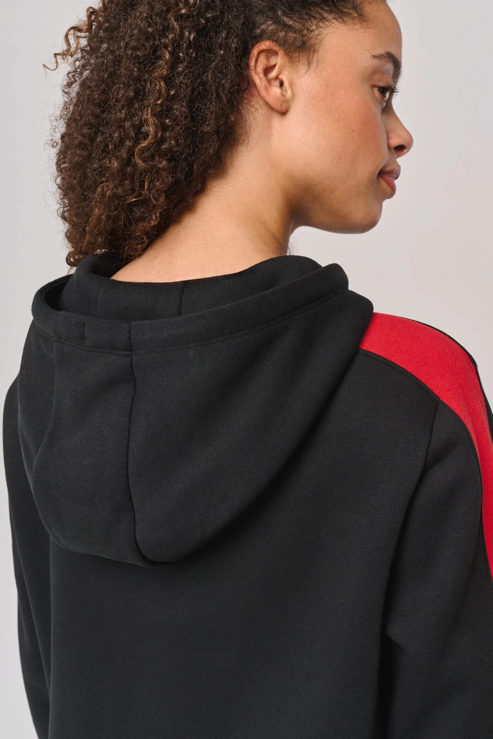 PA3055 - Sweat-shirt à capuche teamwear bicolore unisexe – Image 7