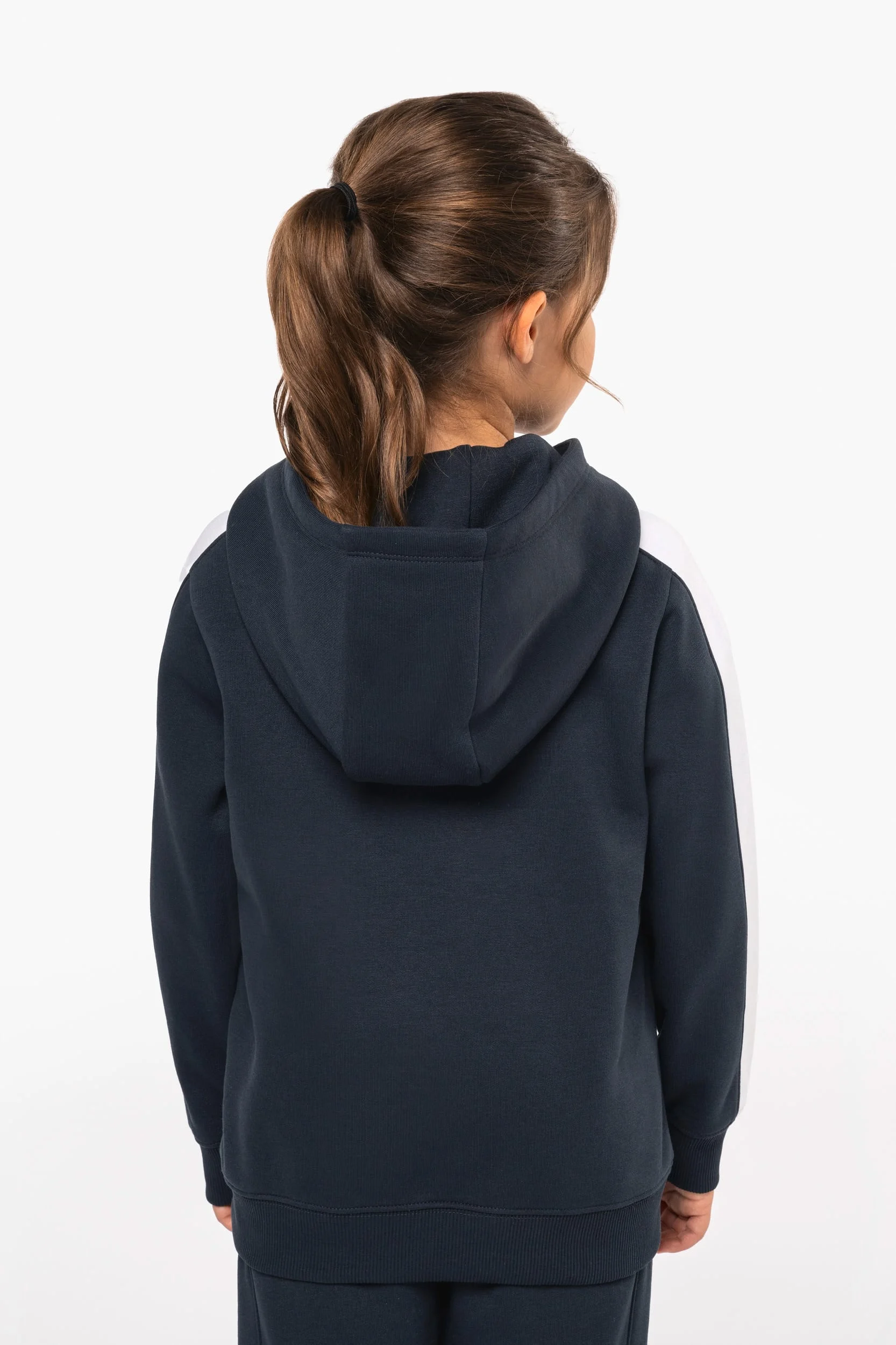 PA3056 - Sweat-shirt à capuche teamwear bicolore enfant – Image 11