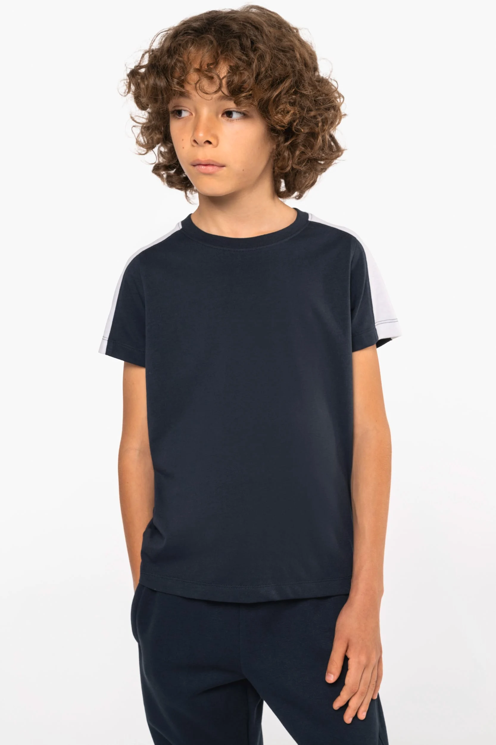 PA4056 - T-shirt teamwear bicolore enfant – Image 12