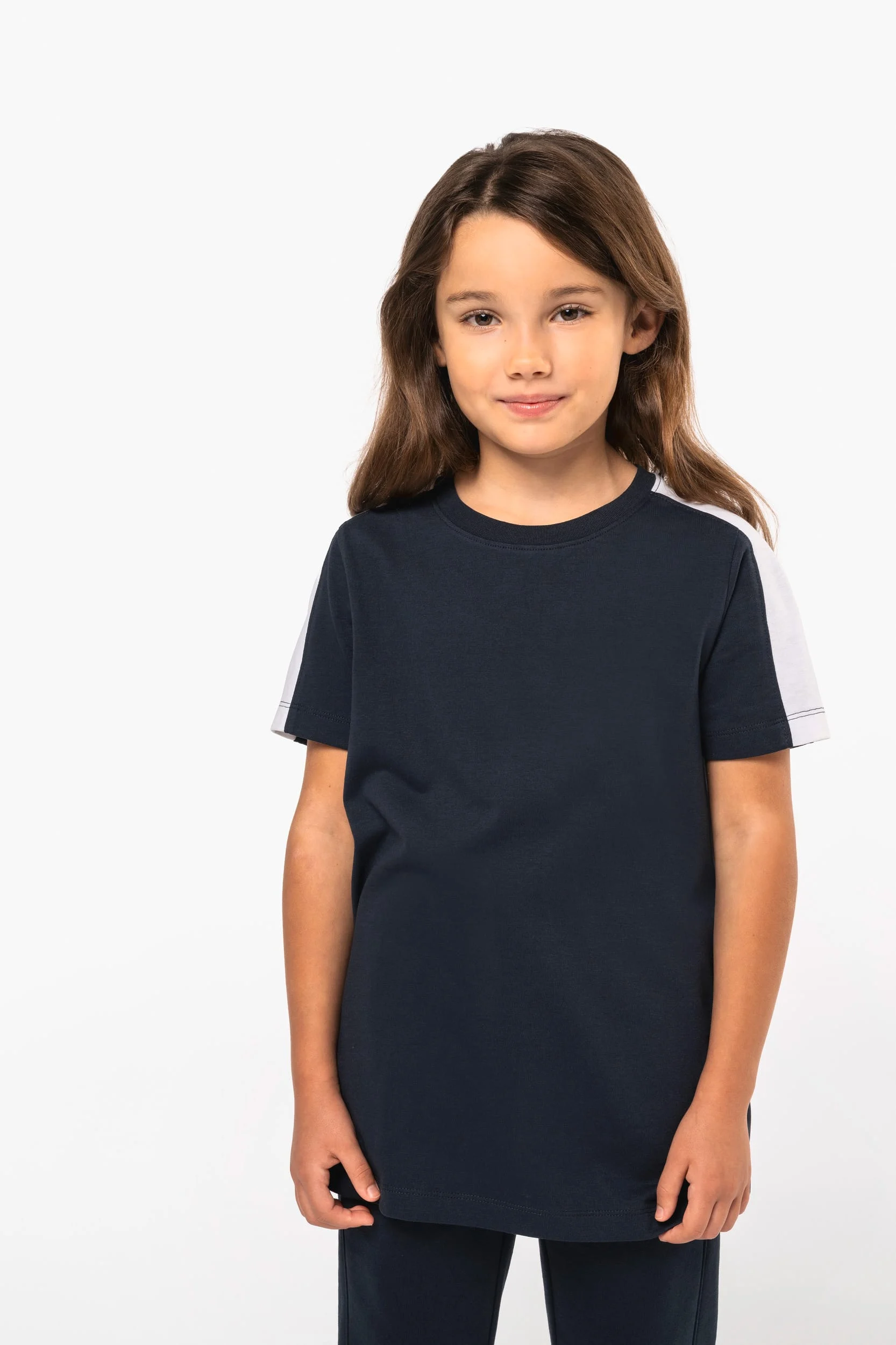 PA4056 - T-shirt teamwear bicolore enfant – Image 2
