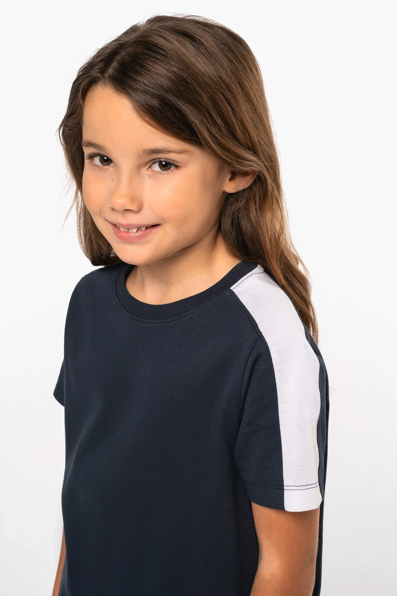 PA4056 - T-shirt teamwear bicolore enfant – Image 8